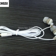 Szaichgsi белый наушники одноразовые Самый дешевый вкладыши для мобильного телефона с модным принтом 3,5 мм для MP3 Mp4 цветов на выбор, 10000 шт./лот