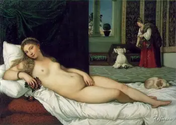 

Titian The Venus Of Urbino Oil Painting Repro Home Decor Wall Pictures Wall Pictures Hotel Wall Decor Home Decoration Modern