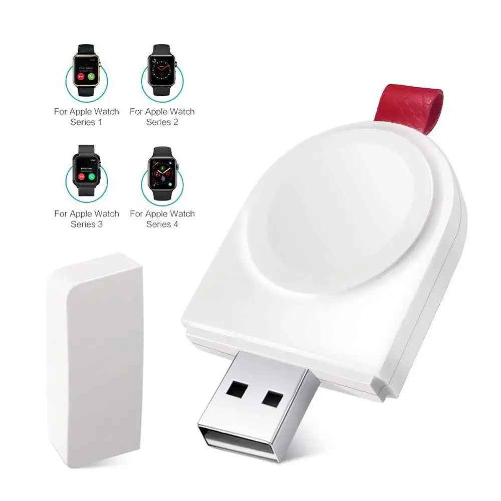 

Watch Charger for Apple, Magnetic Travel Portable USB Wireless for iWatch Charger Compatible for Apple Watch 1 2 3 4