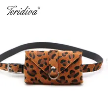 Высококачественный талии пакеты Для женщин поясная сумка Leopard Пояс Сумка поясная Малый мешочки для телефона