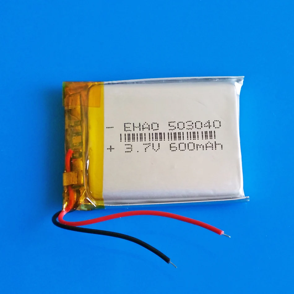 3 7 V 600mAh 503040 аккумуляторная батарея lipo полимерный литиевый аккумулятор для MP3 MP4 GPS