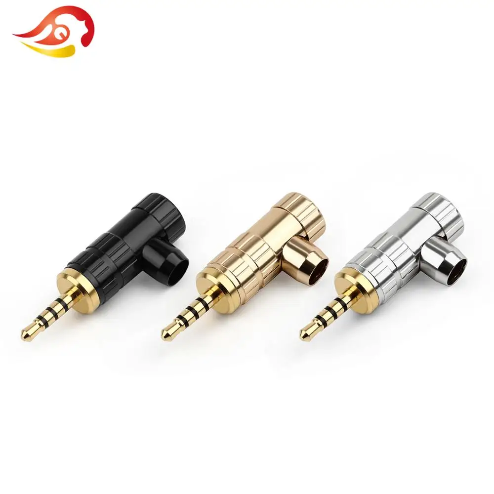 QYFANG 2.5mm Stereo 4 Poles Audio Jack Earphone Male Plug Adapter Pin For NW-WM1Z/A Player HiFi Headphone Solder Wire Connector