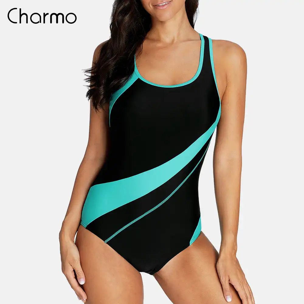 padded sports swimsuit