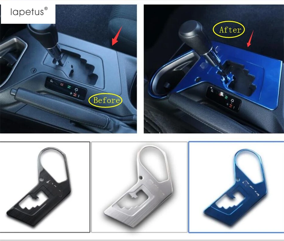 

Lapetus Accessories For Toyota Rav4 Rav 4 2016 2017 2018 Transmission Stalls Gearshift Shift Gear Panel Molding Cover Kit Trim