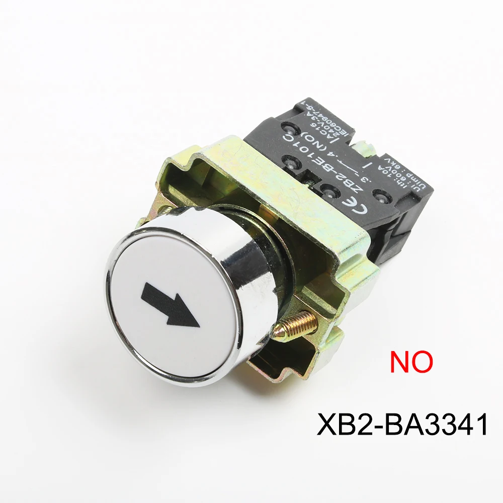 XB2-BA4342 BA3331 BA3351 BA4322 BA3311 BA3341 без/NC мгновенная плоская кнопка с меткой переключатель самосброс 22 мм