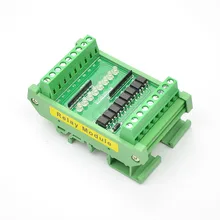 PNP/NPN сигнала Напряжение преобразования 1.8V3.3V5V12V24V для 8-канальный сетевой видеорегистратор Photocoupler монтажная плата PLC однокристального