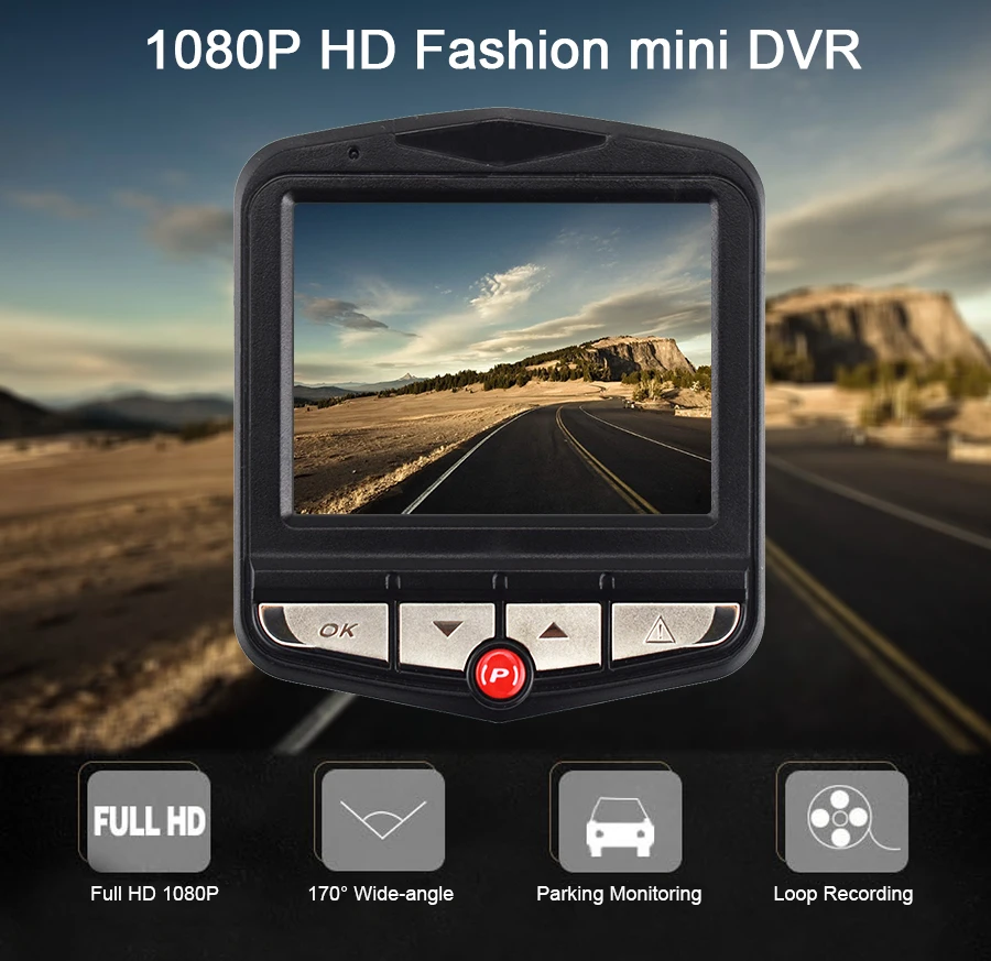Kommander 170 широкоугольный видеорегистратор g-сенсор ночного видения мини автомобиль Full HD 1080 P камера DVRs для автомобиля