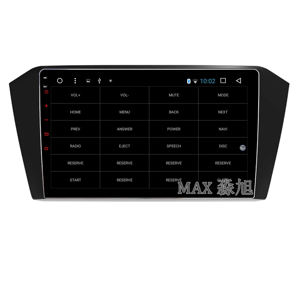 Top MAX HD 10" 1024*600 Android 8.1.0 Car DVD Player for Volkswagen VW Magotan Passat 2016 2017 Car Radio BT WIFI SWC GPS Free Map 4