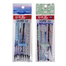 1 упаковка 10 шт./компл. 0,38 мм стираемый гель чернила Сменные стержни для ручек волшебное письмо кабинет офис поставка Высокое качество