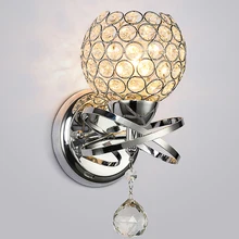 Современный стиль, Домашний Светильник, настенный светильник для гостиной, роскошный хрустальный абажур, Подвесной Настенный светильник, держатель, E14 розетка, без лампы в комплекте