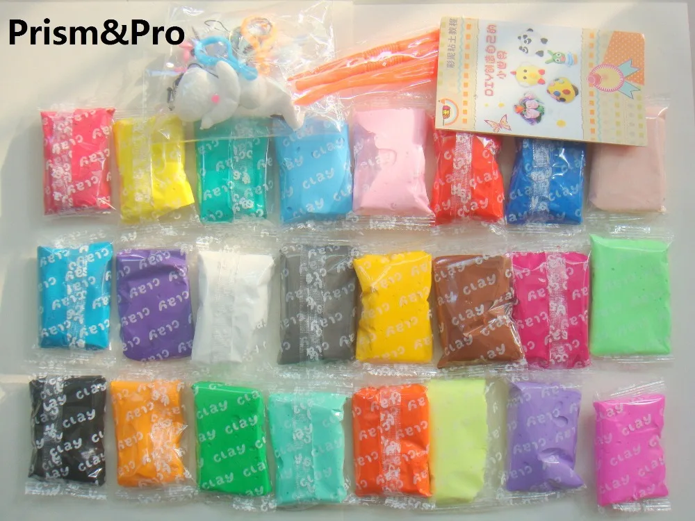 

24 color ,air dry clay light weight clay,each bag with 20g packing ,total 480g clay + Free tools and Tutorial