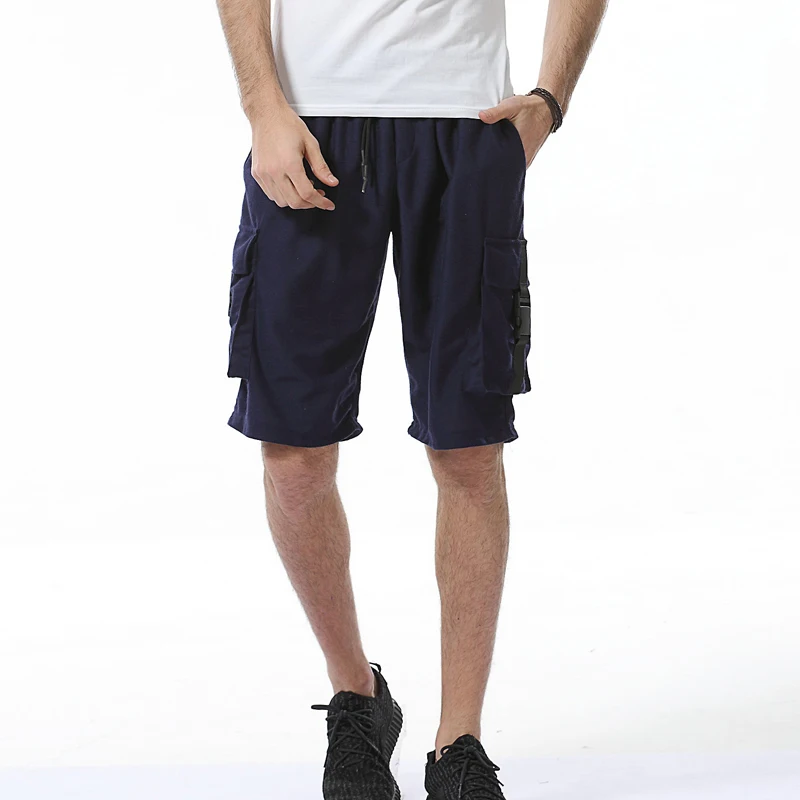 Men's Hot 2017 Loose pockets Calf length Shorts Cotton Mens popular