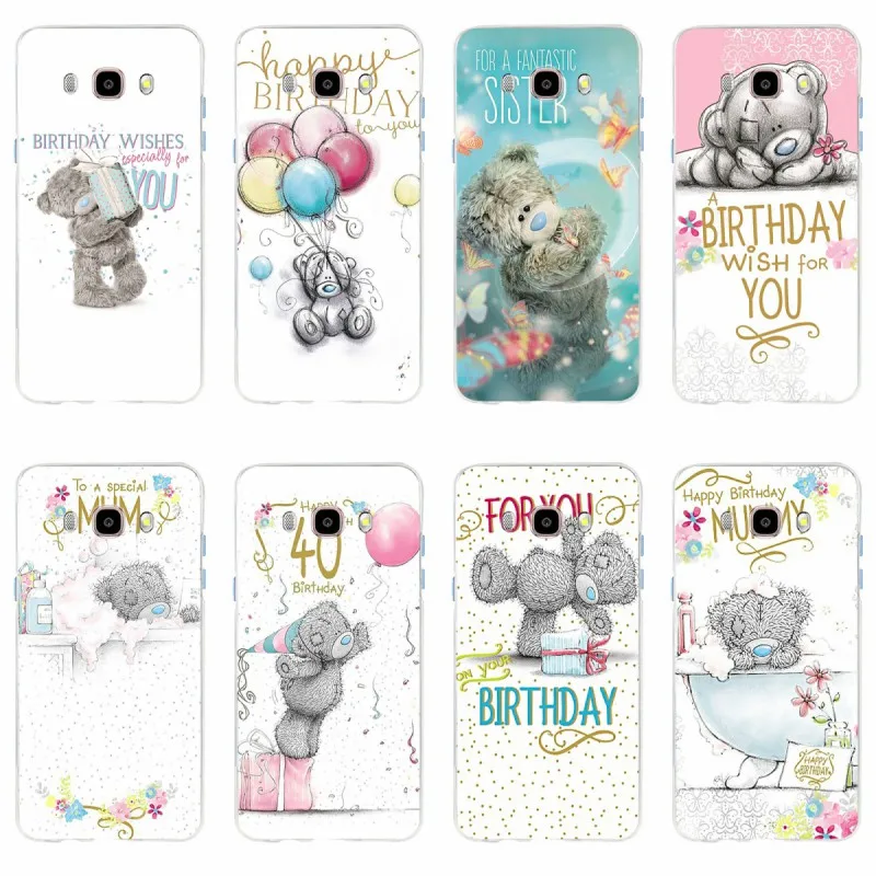 Чехол для Samsung Galaxy S6 S6edge A7 S7edge S8 S9 Plus A5 J5 J7 2016 Tatty Teddy Me To You Bear мягкий силиконовый