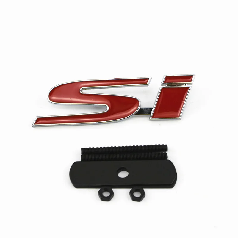 

3D 'si' Logo Car Front Grille Car Emblem fit for Civic Accord 2016 NEW
