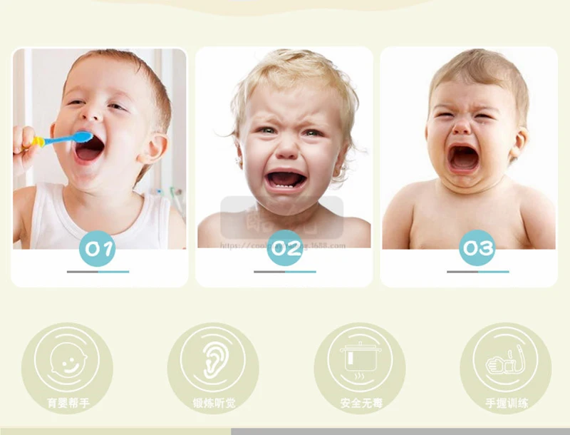 Anos de Idade do Bebê Homens e Mulheres Mão do Bebê Educação Pode Ser Fervida Guta Chocalho Brinquedos Molares Bebê Agarrar Conforto 10 Pcs 0-3 3 Bebê Educação Pode Ser Fervida Guta Chocalho