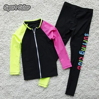 

New Hot Anti UV Kids Swimsuit Quality Boys or Girls Baby Swimwear Two-pieces Bath Suit Infant Black Children Beachwear 2-10Y