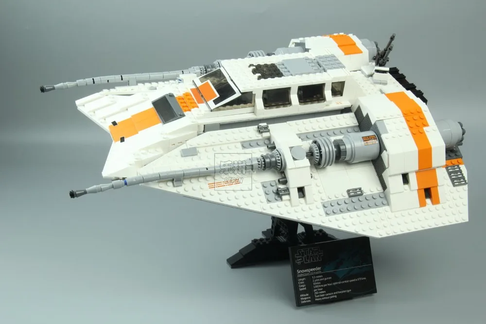 

Lepin 05084 Star Series the Snowspeeder Set Self-Lock Building Blocks Bricks for Educational Boy gift Toys Model 10129 wars