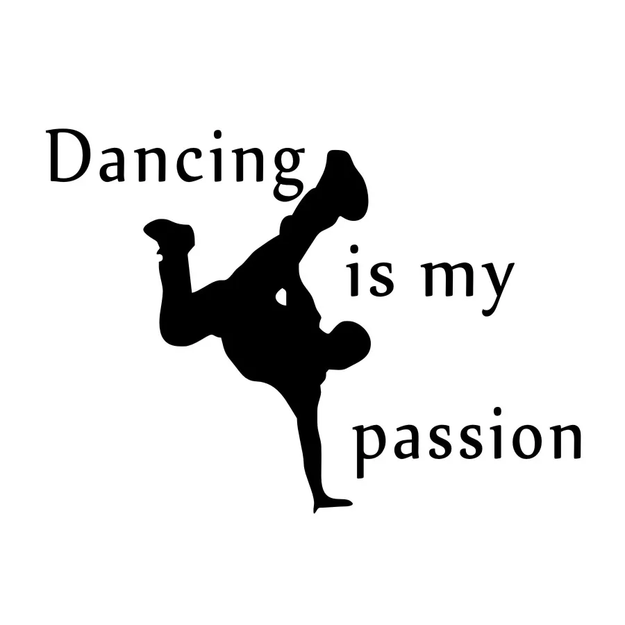 Настенная Наклейка с мотивирующей надписью Dance Is My Passion|Наклейки на стену| |