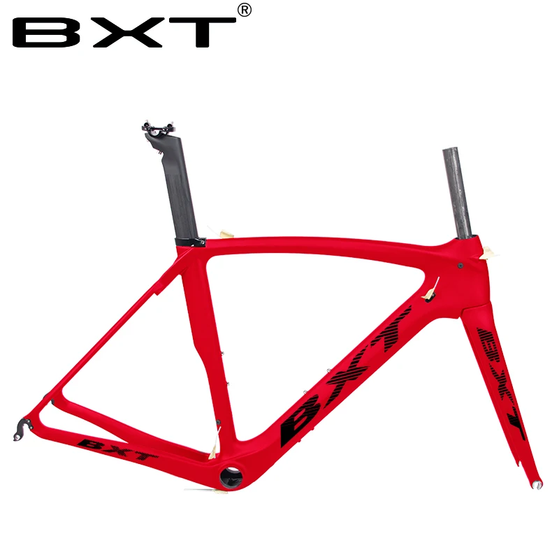 Discount 2019 BXT brand T800 carbon road bicycle frame V brake carbon Road cycling frame bike frame+ fork + seat tube + seat tube clamp 2 Discount 2019 BXT brand T800 carbon road bicycle frame V brake carbon Road cycling frame bike frame+ fork + seat tube + seat tube clamp 2