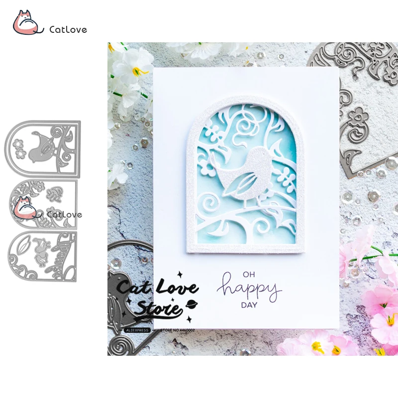 3D Metal Cutting Dies Stencil Scrapbook Paper Cards Craft Embossing DIY Die-Cut