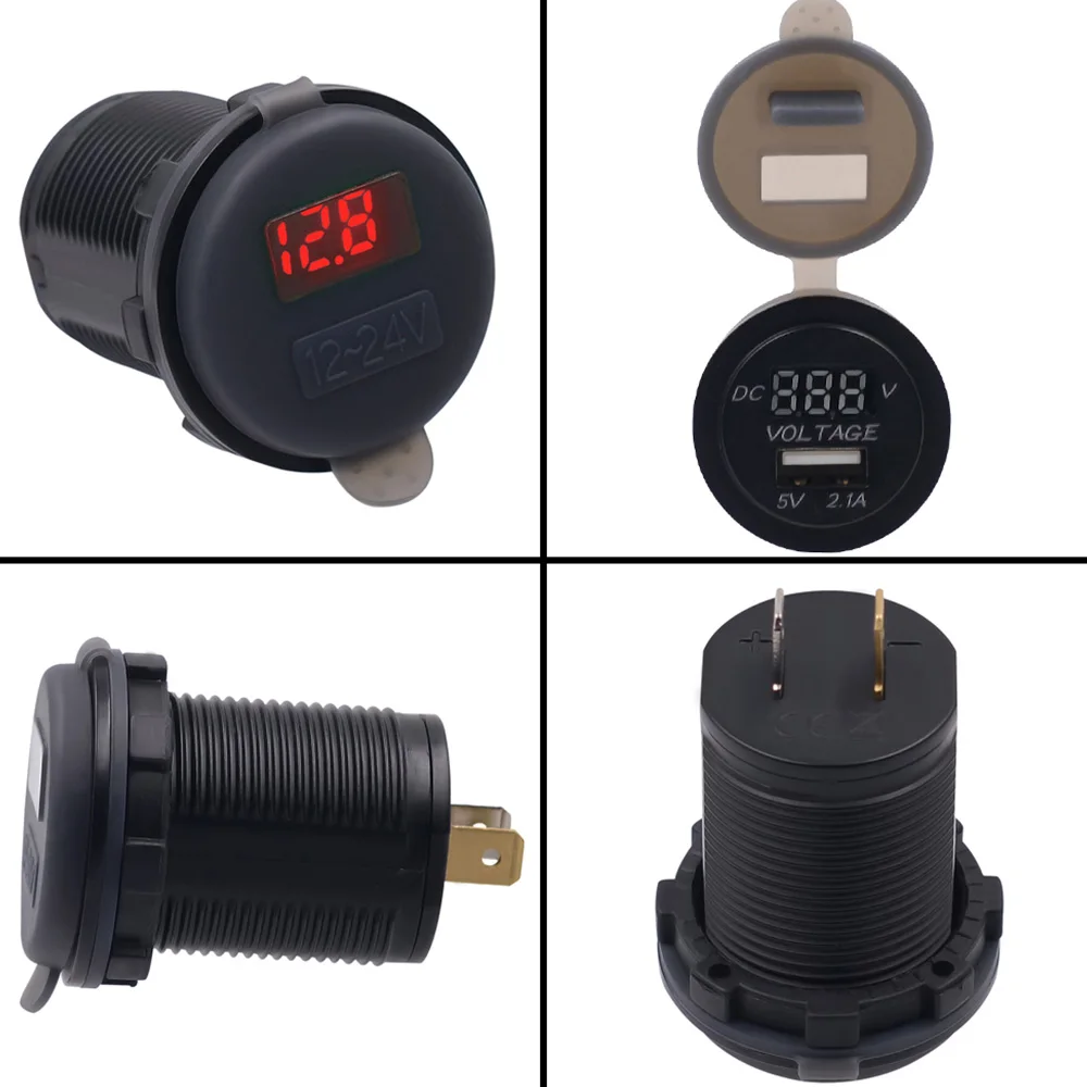 AOSHIKE USB Автомобильное зарядное устройство прикуриватель фокус караван мотоцикл