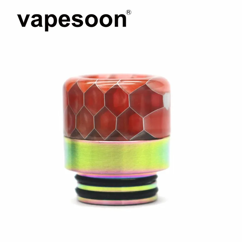 

Colorful Cobra Snake Skin Resin 810 Drip Tip Vape Mouthpiece for e-Cigarette 810 Atomizer Fit TFV12 Prince Tank etc