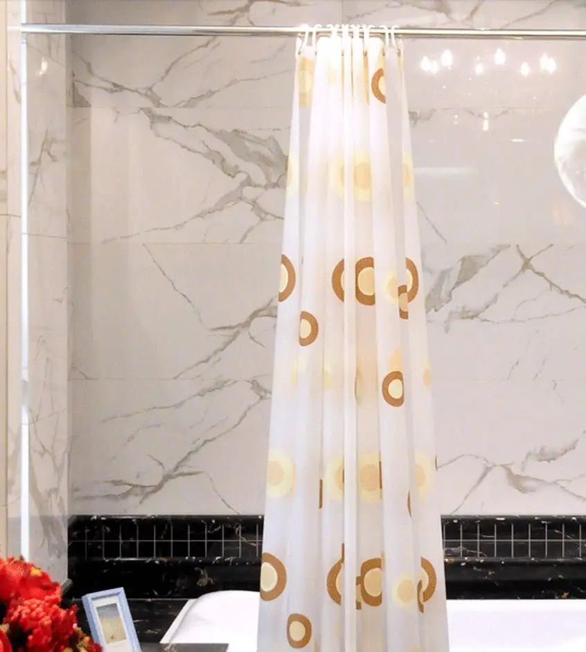

Free shipping shower curtain more waterproof mouldproof plastic bathroom toilet partition between drape toilet window curtain