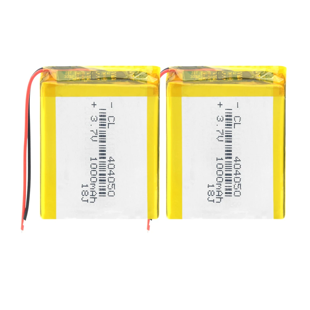

GPS navigator battery 3.7V 404050 1000MAH Polymer Lithium batteries Rechargeable Li-ion Cell For MP3 MP4 MP5 Electric Toy Laptop