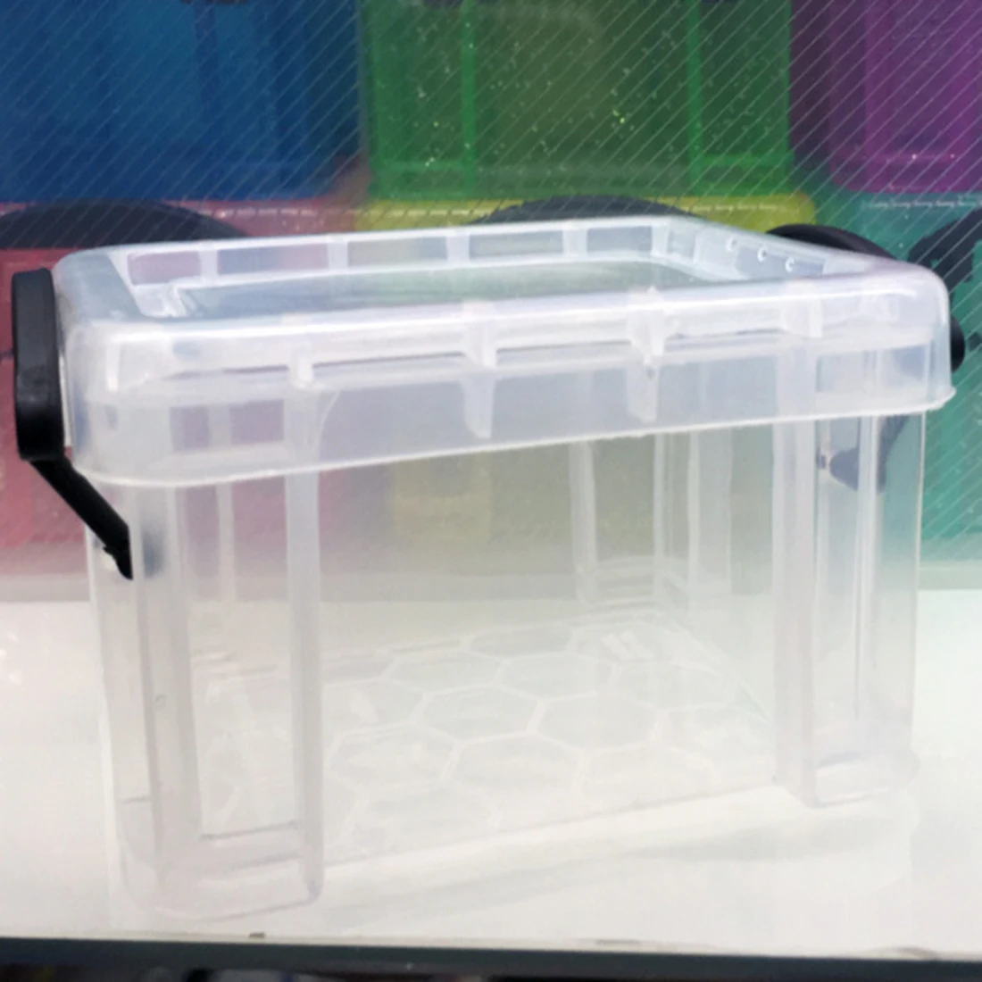 

iTECHOR Transparent Rectangle Shape Storage Box Fishing Lure Box Case Jewelry Mini Empty Organizer Beads Container Case