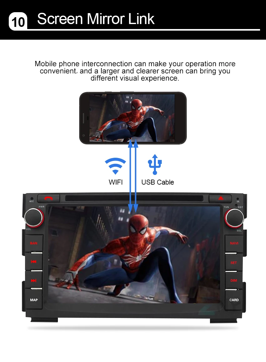 Top 7" Android 8.1 Auto Radio GPS For Kia Ceed 2009 2010 2011 2012 Car DVD Stereo FM Navigation WiFi Audio Video Free Backup Camera 13