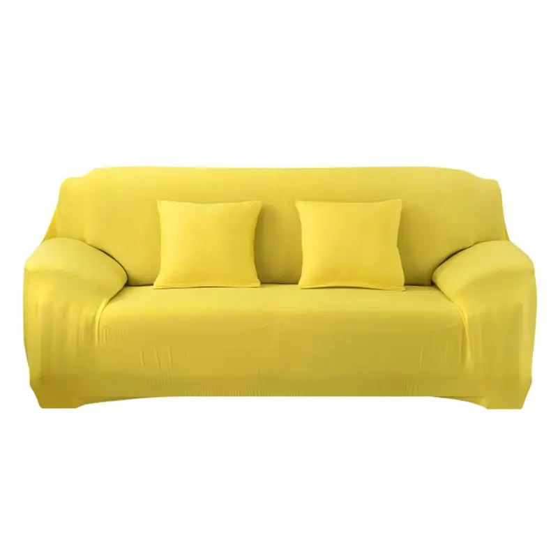 Чехол для дивана из полиэфирного волокна для гостиной, сплошной цвет, мягкий, все включено, тканевый чехол, эластичный чехол для дивана, чехол для дивана