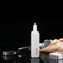 В носу и ушах, машинка для стрижки волос с светодиодный светильник Батарея приведенный в действие брови Борода волос Машинка для стрижки- MS