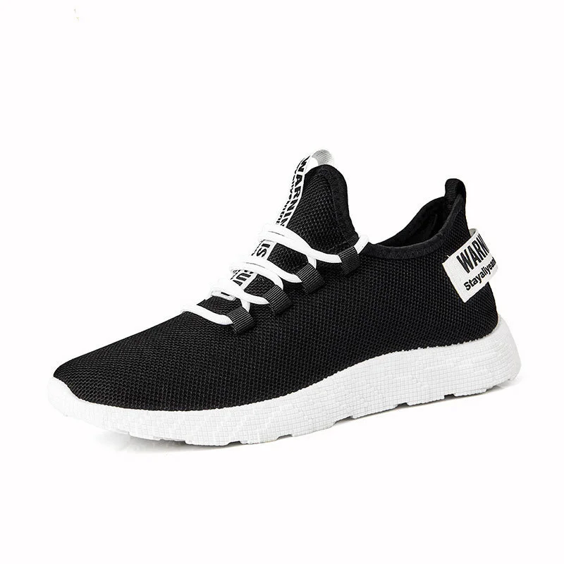 

2019 New Men Sneakers Casual No-slip Men Vulcanize Shoes Male Breathable Mesh Lace up Wear-resistant Shoes Walking Sneakers