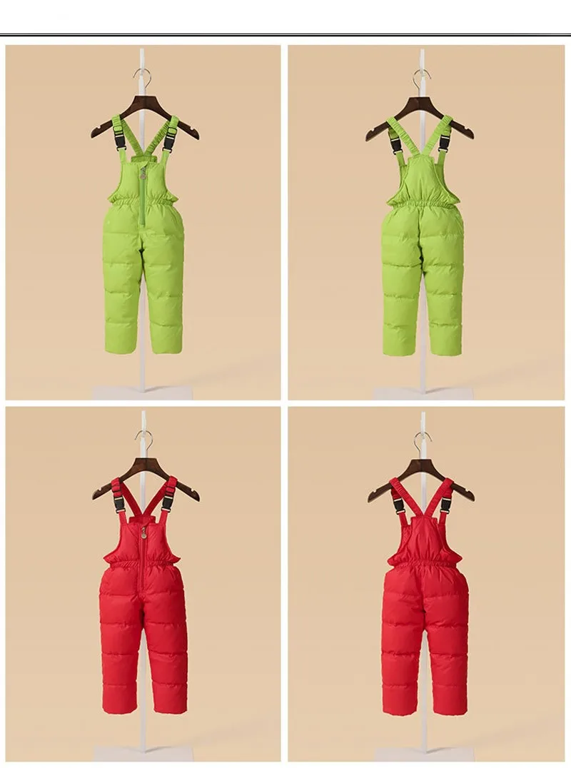 5 цветов детский комбинезон для маленьких мальчиков лыжный костюм для девочек пуховый комбинезон детская одежда для малышей Высокое качество