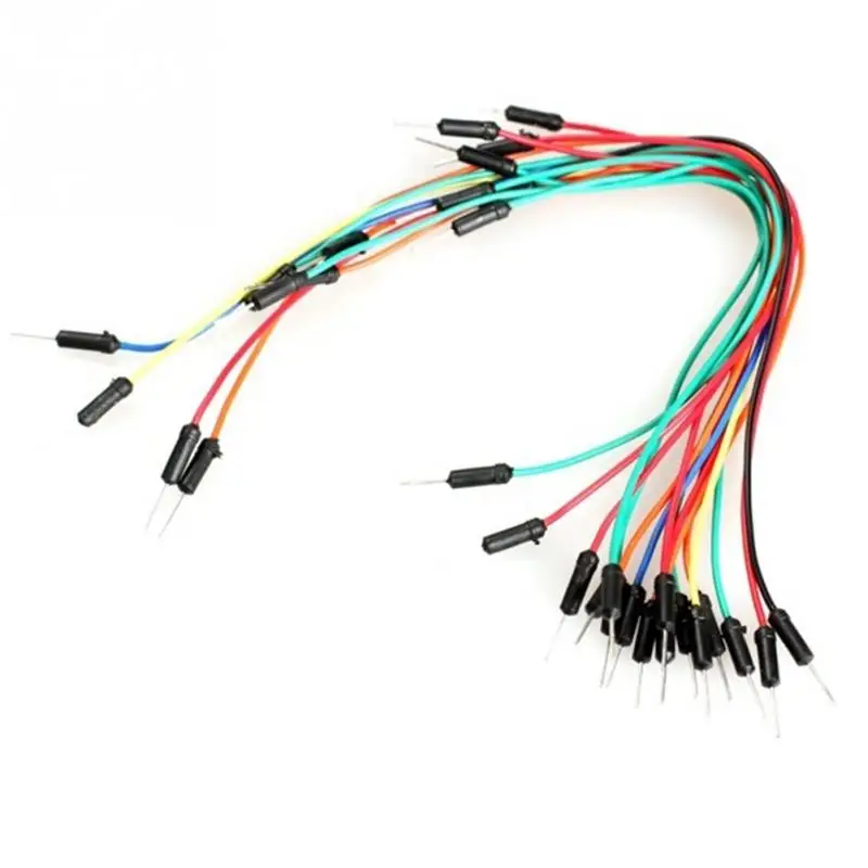 65Pcs/Set Flexible Male To Male Breadboard Wires Jumper Cable Bread