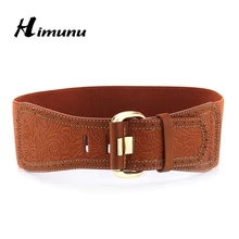 Hot sale New Fashion elastic font b leather b font font b belts b font European