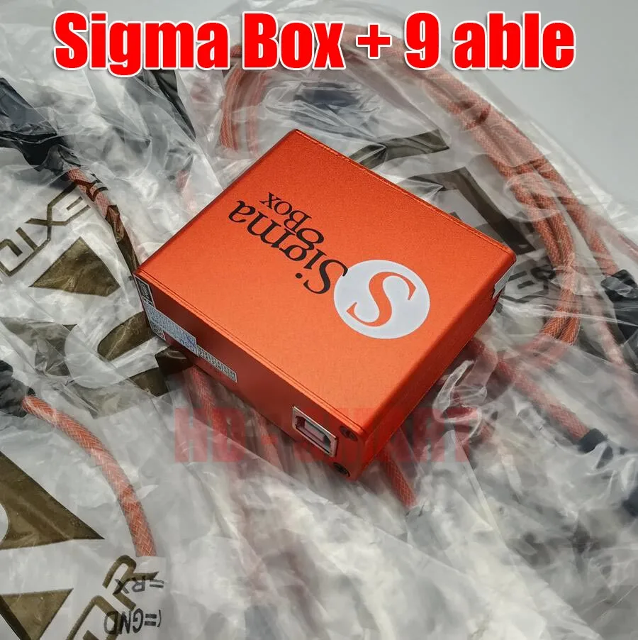 2018 Оригинальная версия Sigma box + 9 кабелей Sigma Box с набором кабелей (9 шт)