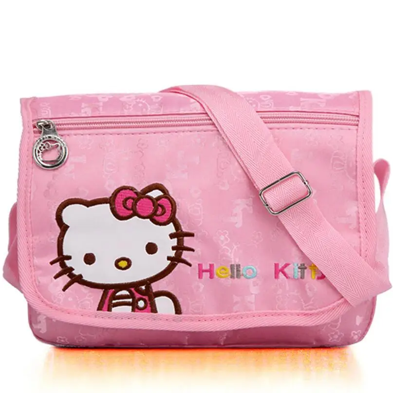 Fashion Hello Kitty Children Lovely Messenger Bags Girl Bags Pink Color