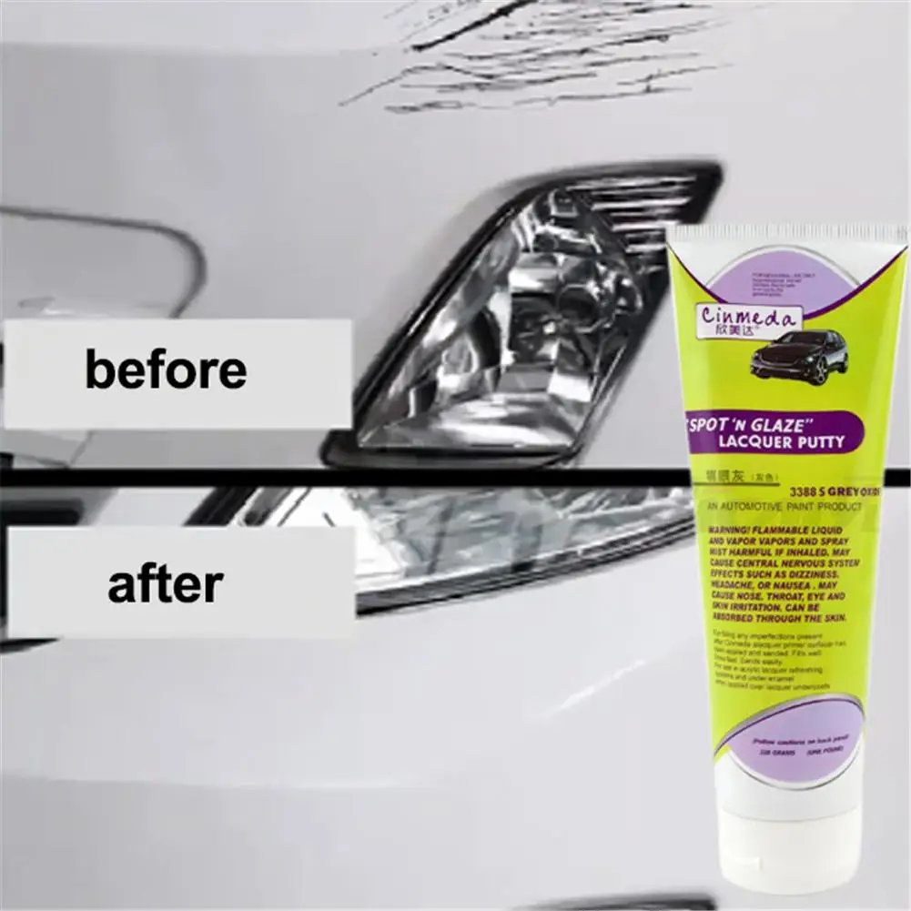 

New 1pcs Atomic Ash 3388S Filler Ash Putty Powder 350g Putty Ash For Car Wheels Furniture Indoor Light Scratch Repair
