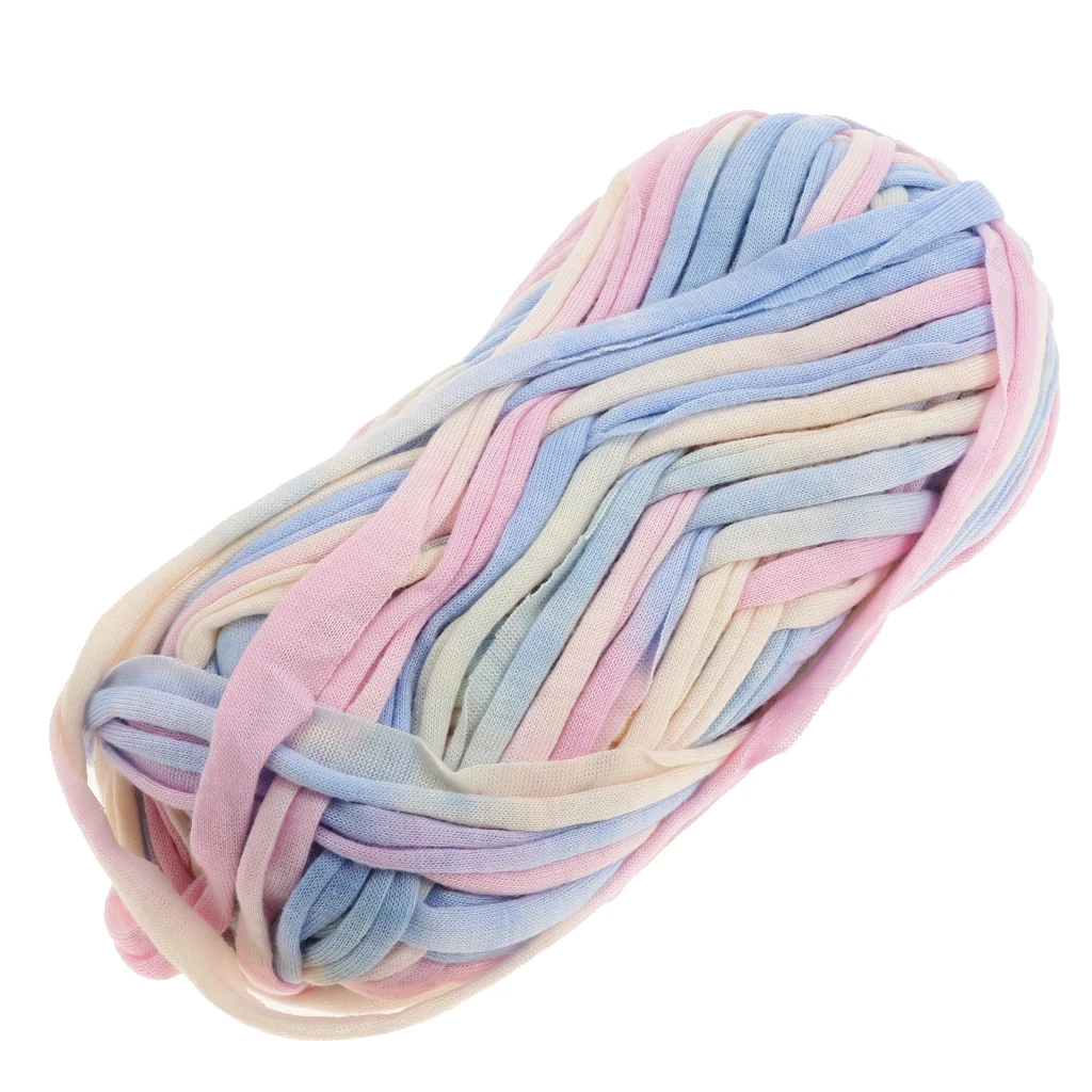 100g Soft Fabric Yarn For DIY Knitting Crochet Carpet Bags Clothing Accessories