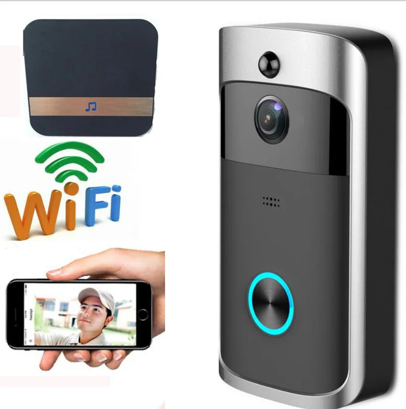 WIFI Doorbell Camera Video IP Doorbell Outdoor Battery PIR