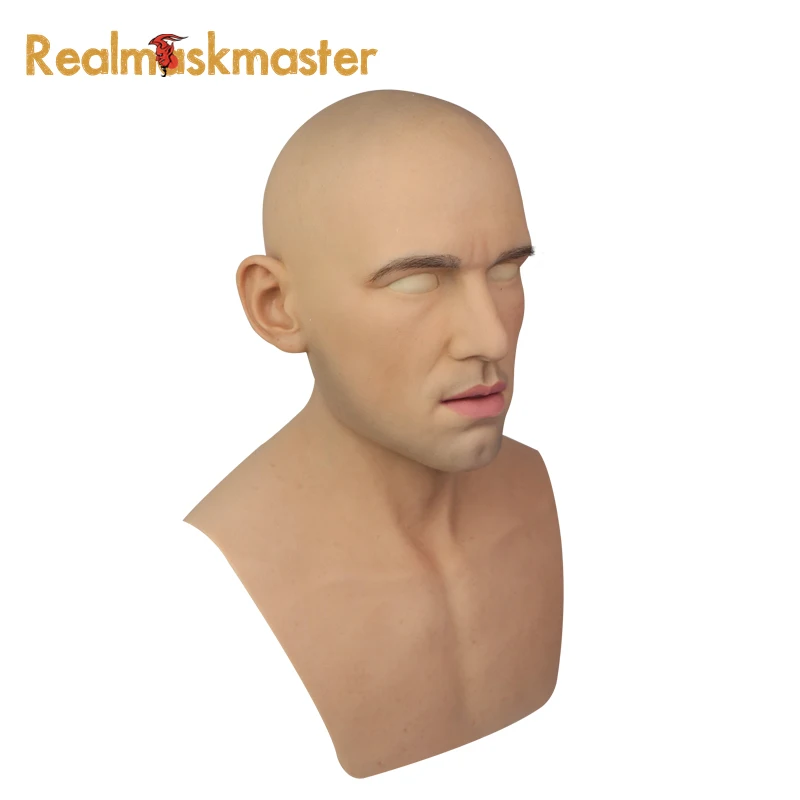 Realmaskmaster, латексная Реалистичная маскарадная силиконовая маска для взрослых, для мужчин, для всего лица, вечерние Вечерние Маски, фетиш, настоящая кожа
