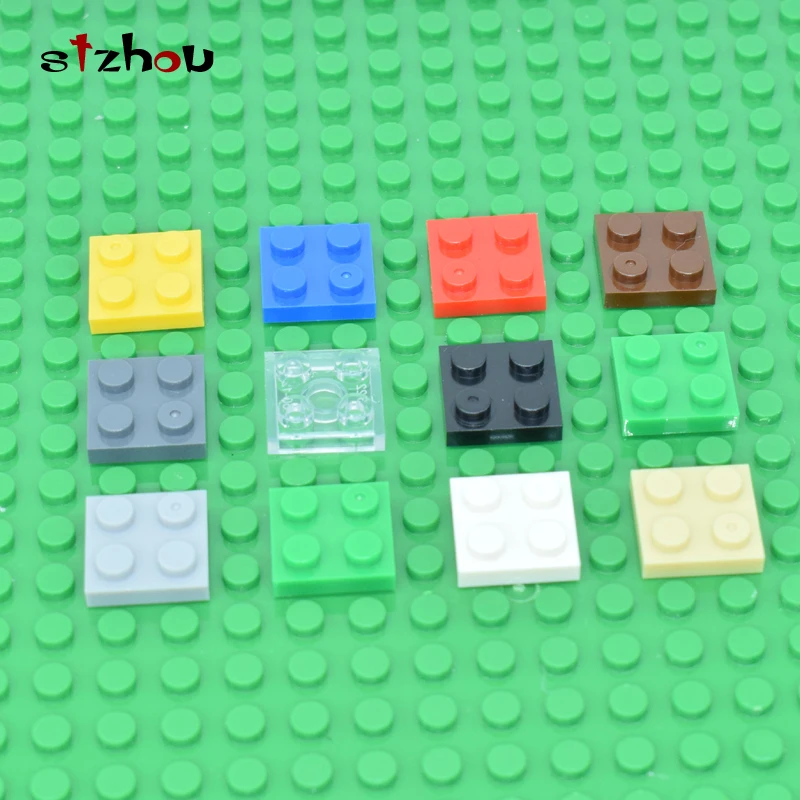 

Early Learning Building Toys Plastic Blocks 2x2 Short Bricks Parts Compatible With Legoed Unesex DIY Toys For Children 100pcs