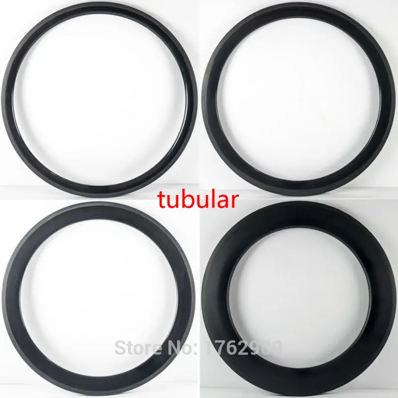 1pcs New 700C 38 50 60 88mm Tubular Rim Road Bicycle 3K UD 12K Full Carbon