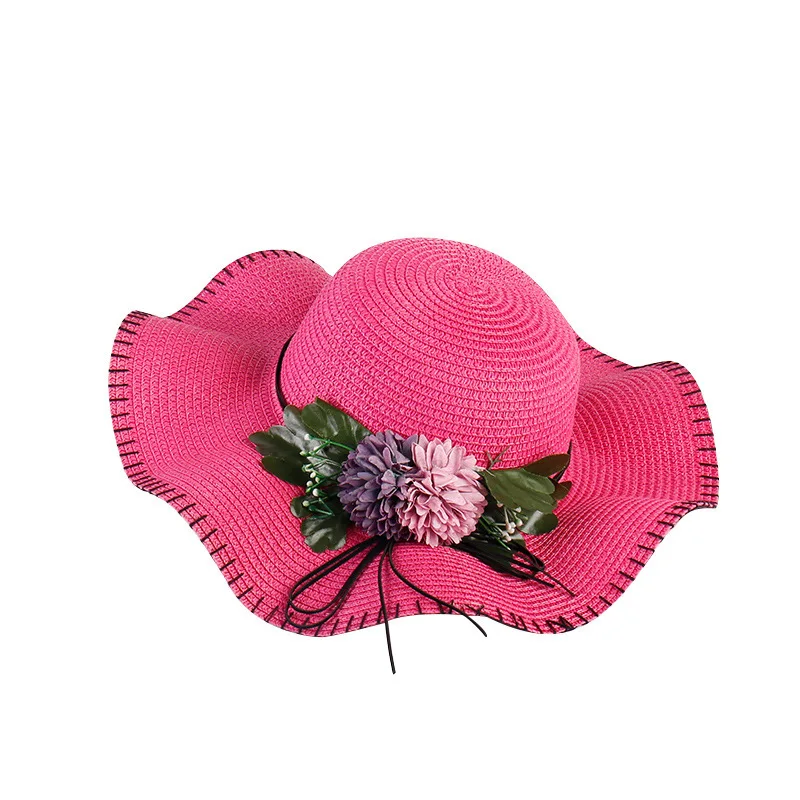 Mother and daughter Travel cap Wave family clothes outfits look mom mum Lady girl matching Beach caps mommy and me Sun hat