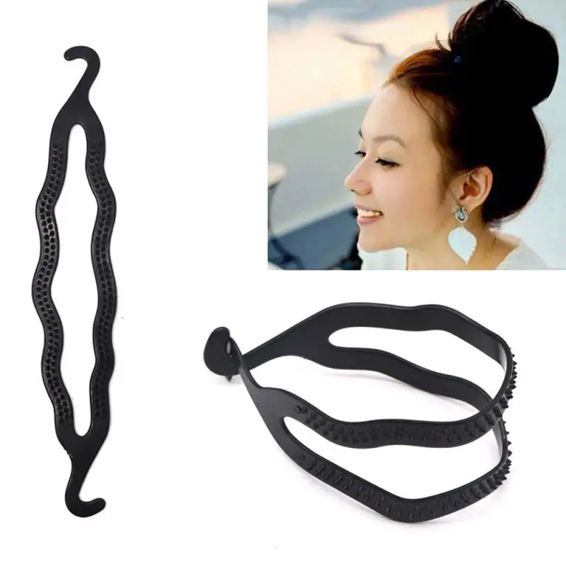 Black Diy Women's Hair Bands Hairclips Resin Polyester Tiaras Headdress for Women Girls Headwear Comb Hair Accessories