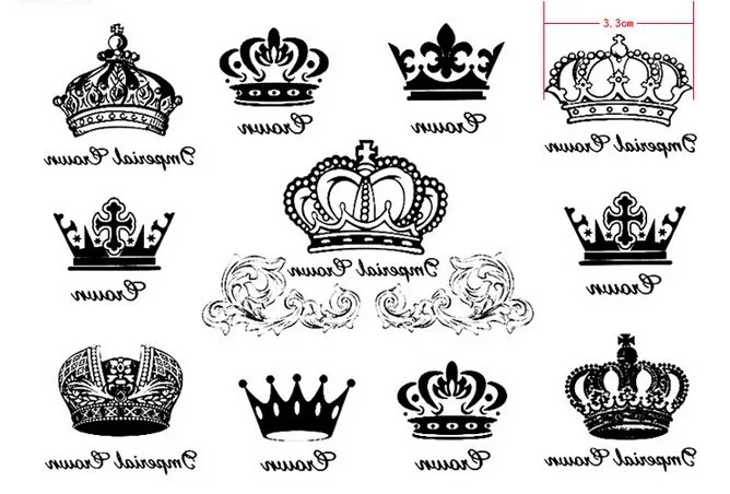 Nouveau Chaud 1 Pieces 11 Motif Feuille Couronne Tatouage Lettres Femmes Temporaire Tatouage Autocollants Corps Art Etanche 3d Tatouages Aliexpress