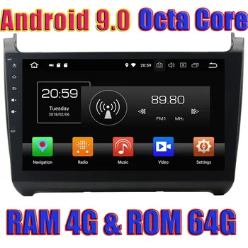 

WANUSUAL 10.1Inch Android 9.0 Car PC GPS Navigation Player For VW POLO 2015 NO DVD Radio Media Center Double Din Octa Core Video