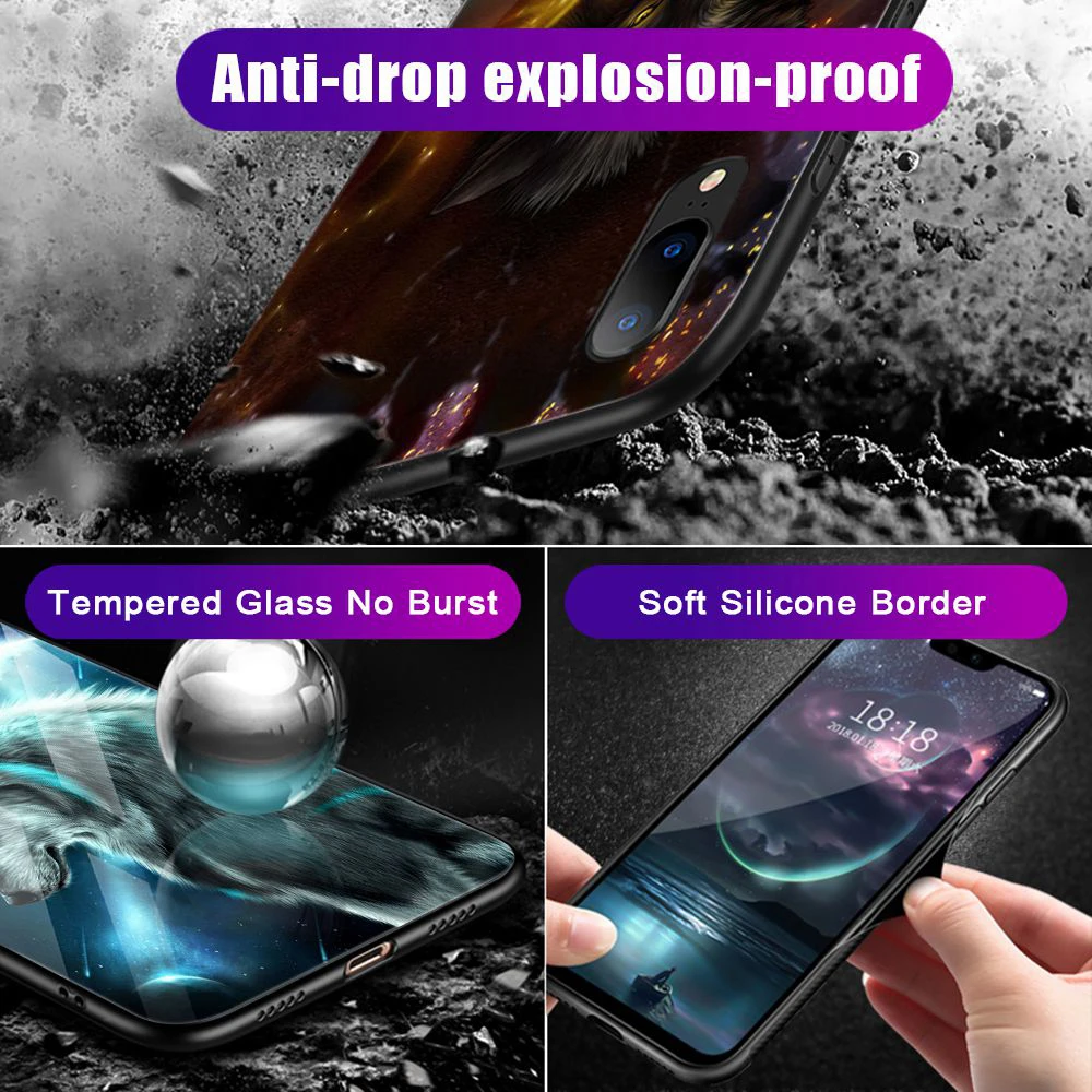 TOMKAS Glass Case On For Xiaomi Redmi 5 Plus Note 5 Pro 4X Animal Cover Case For Xiaomi Mi A1 8 Redmi Note 4X 5 Global TPU Cases TOMKAS Glass Case On For Xiaomi Redmi 5 Plus Note 5 Pro 4X Animal Cover Case For Xiaomi Mi A1 8 Redmi Note 4X 5 Global TPU Cases