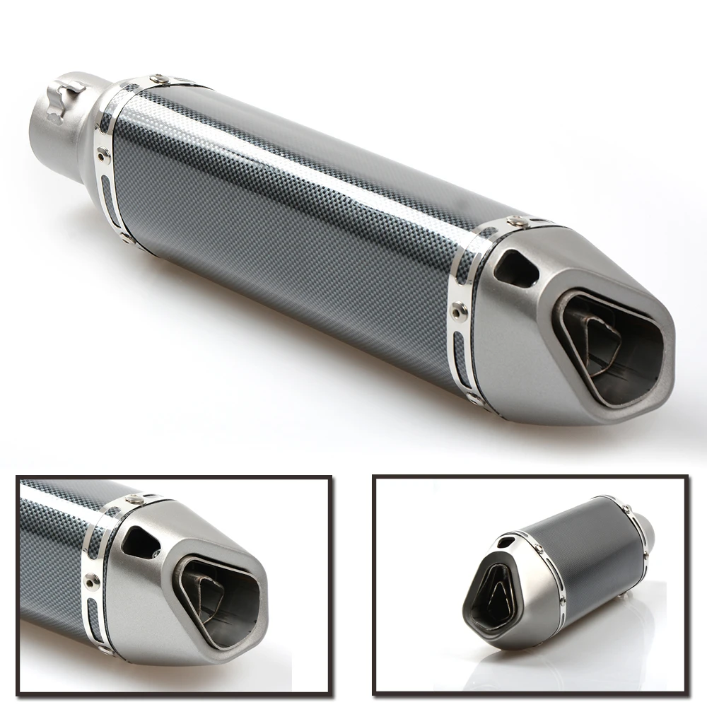Carbon Fiber Motorcycle Exhaust Pipe Modified Exhaust Muffler Pipe For